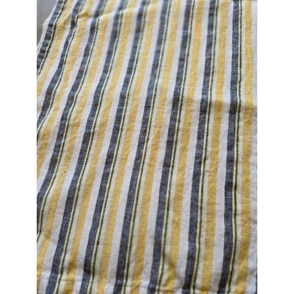 Ellen Tracy Womens Striped Cotton/Linen Wide-Leg Pants L - Picture 4 of 5